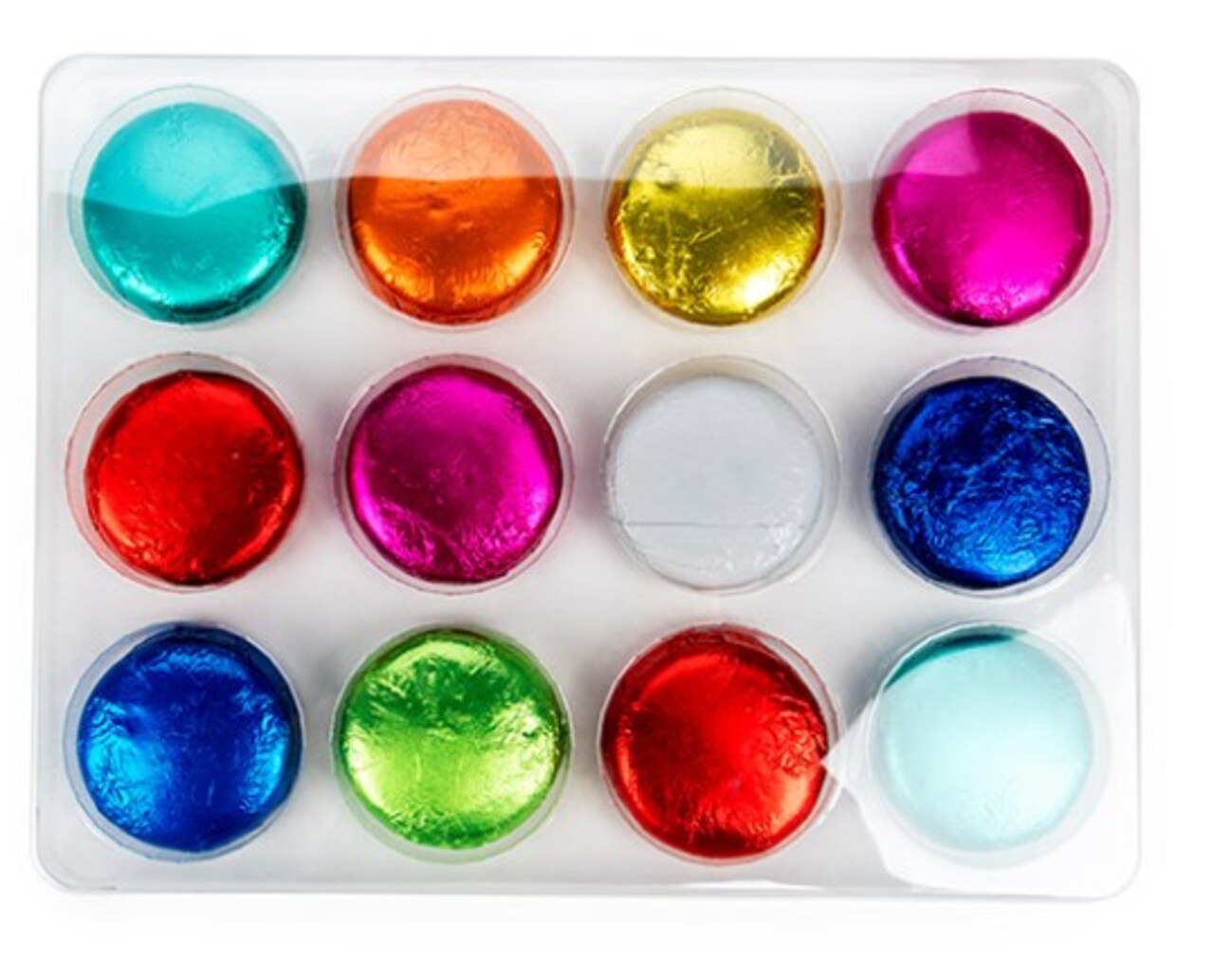 Round Cookie Tackle Box 12 Cavity 7 5/16" x 11/16" x 9 11/16" 25 pack CTBS34O